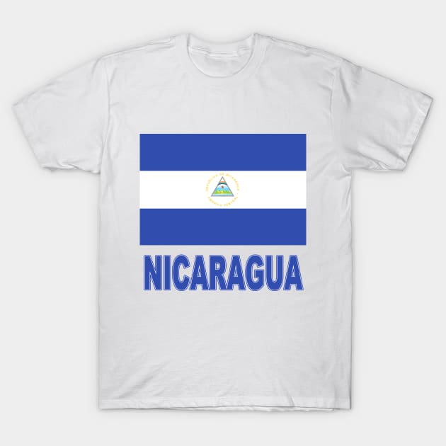 The Pride of Nicaragua - Nicaraguan National Flag Design T-Shirt by Naves